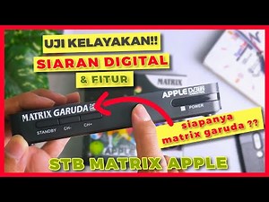Channel TV Digital GRATIS | Ada MNC GRUP??? Unboxing & Review Set Top Box Matrix Apple DVB-T2 GARUDA
