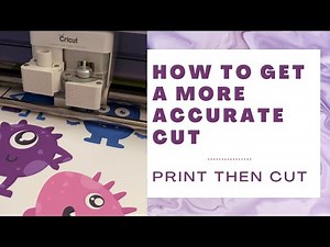 How to Fix Print Then Cut When Cricut It Is Not Cutting Good // Cricut Machine Calibration