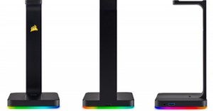 Corsair annonce le ST100, un stand casque/Hub USB/DAC