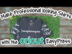 Make Professional-Looking Shirts with Cricut's EasyPress