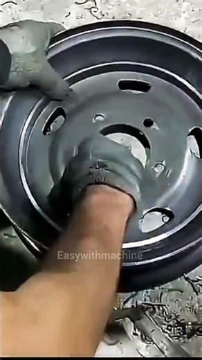 How Car Alloy Wheel Are Made in Factory #metal