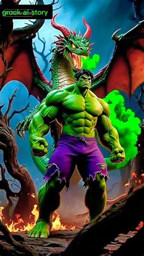 Hulk vs Dragon | Epic Battle to Save the Village | 3D Animated Story