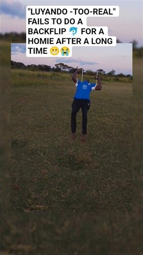 FAILS TO DO A BACKFLIP FOR HOMIE AFTER A LONG TIME, DIDN'T END WELL 😬😭😭. #backflipfail #shorts