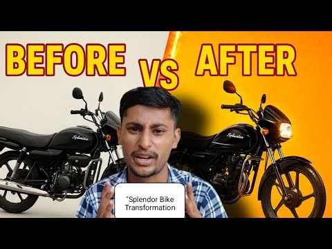 Hero Splendor Modification – Before vs After | Part 1"