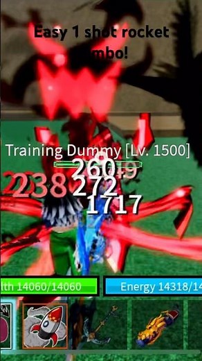 Easy one shot combo pt.2#bloxfruits #roblox