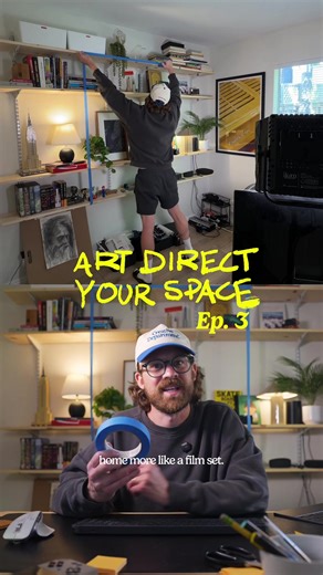 Sometimes we overwhelm ourselves by thinking too 3D! Thinking too “big picture” isn’t always helpful. Try thinking of the smaller picture, the frame, the 2D image. This mindset has helped me when I’ve lived in tiny apartments in Chicago and NYC as well as now in a larger empty space with no furniture lol.