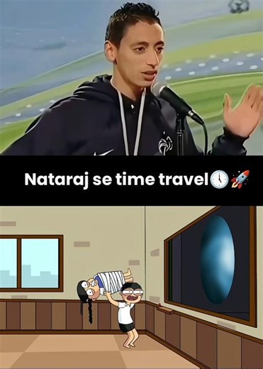 natraj se time travel🕔🚀#cartoon #rell# #animissonanimated #short #video #fun