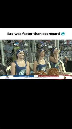 Bro was faster than scorecard to load