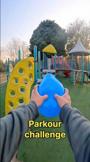 POV Parkour : Popping the Obstacle and Running Challenge At Playground ✅