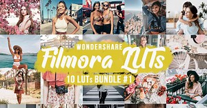 Filmora LUTs Bundle#1 - Video LUTs for Filmora