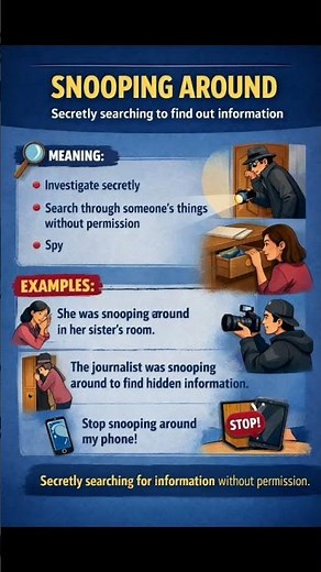 SNOOPING AROUND 👀 | Speak English Like a Native!