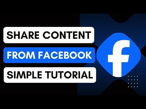 How To Share Content From Facebook