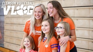 The girls strike a pose for their #CUShowcase and host the first-ever Clemson Volleyball Fan Day | Clemson Volleyball