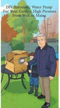 DIY Automatic Garden Water Pump For Borehole or Mains #gardening #waterwell #offgrid #drought