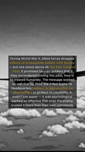 The WWII Leaflet Too Powerful to Copy 🕊️