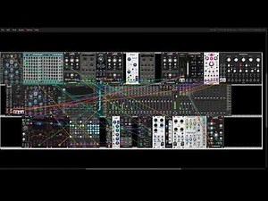 Minimalistic TECHNO AMBIENT patch in VCV Rack
