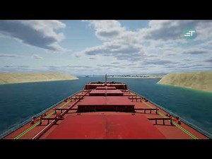 Suez Canal Transit - Stunning 3D Animation Time Lapse