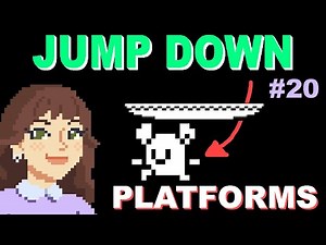 Drop Down Through Platforms - 2D Platformer Unity #20
