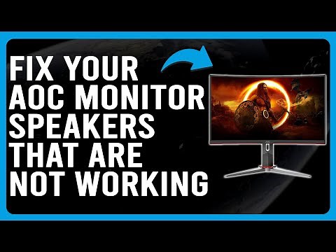 How To Fix Your AOC Monitor Speakers That Are Not Working (Why AOC Monitor Speakers Not Working?)