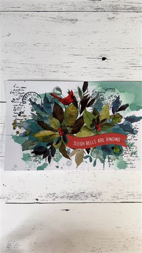 Cardmaking in the Christmas Spirit! Making a simple 4x6 card panel is easy with @ardencreativestudio Season of Joy Rubons! I started with Evergreen Bough Oxide and stamped some writing and postmarks from the Letter Box Postmarks Stamp Set from Arden Creative Studio Layered on a large Rubon from the Season of Joy Rubons. Added a sentiment from the Season of Joy Ephemera Pack with a few enamel dots too! Mounting the card panel onto Colored Card Stock from Arden Creative Studio in Amazon [my most f