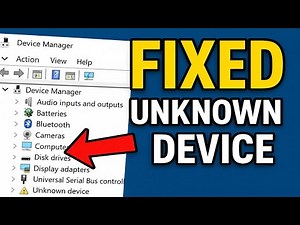 How to fix UNKNOWN DEVICE pc/laptop Device Manager | NO NEED Windows update 2025