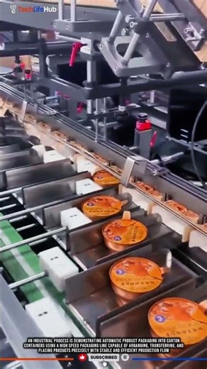 Innovation Automatic Carton Packaging Line for High Speed Product Handling #tech