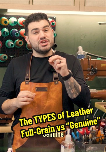Types of Leather: Understanding Full-Grain vs Genuine