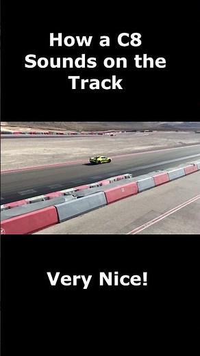 How a Corvette C8 - Sounds on the Track