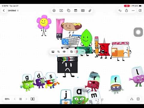 Fanmade Alphablocks Series 7 Episode 1: A BFDI Club