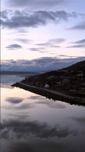 You've never seen Gaspé like this from the sky #quebec #aerial #winterscape