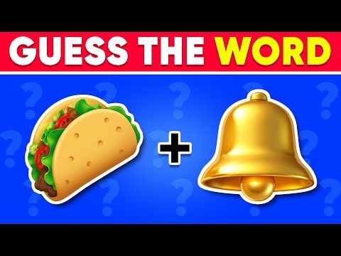 Can You Guess The WORD By Emojis? 🤔❓✅ FOOD & DRINK Edition | Quiz Kingdom