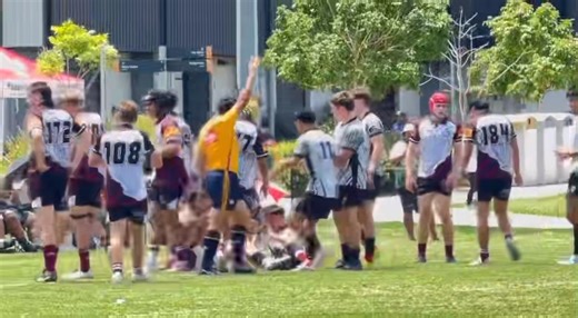 It’s that try time feeling that we all have but only a few truly show. Credit goes to Kobe Te Kiri for giving us all something to dance about 🙌. Shoutout to MJ and Khalis for the impressive moves 🕺. 📸 Tessa Pakau-Jobe | Queensland Kiwi Junior Rugby Union