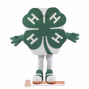 Clover Mascot Costume | Mascot Makers - Custom mascots and characters