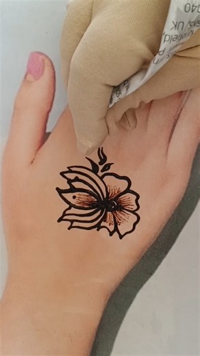 Mahndi Lotus flower😍#shorts#mehndi #lotus