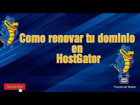 Como RENOVAR Tu DOMINIO web en HostGator!!!