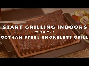 Start Grilling From The Comfort Of Your Kitchen With The Gotham Steel Indoor Smokeless Grill