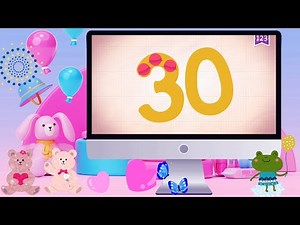 Endless Numbers Count 30 | Endless App For Kids | Educational Video.
