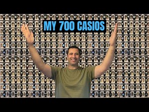 My 700 Casio watch collection
