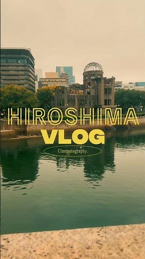 Rainy day in Hiroshima 🌧️ | Hiroshima Castle & Peace Memorial Park #traveljapan