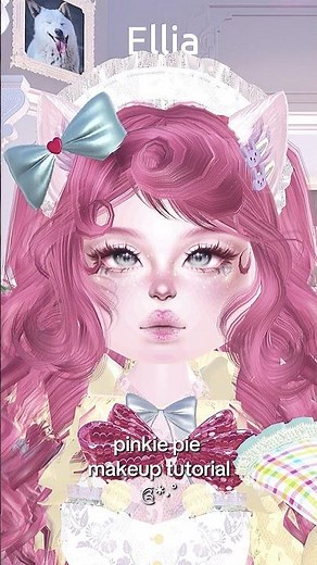 Pinkie pie makeup tutorial 🍥🎀🍭⭐️ #dresstoimpress #viral #roblox #trending #makeup #robloxedit