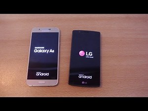 Samsung Galaxy A8 vs LG G4 - Speed Test HD