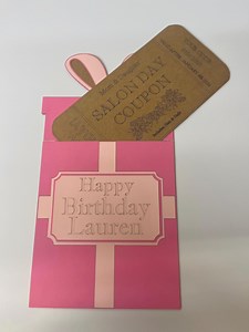 Present Card and Card Holder - Fully Customizable - Birthday's, Weddings, Congratulations, Tickets, Baby Shower, Etc. - Etsy