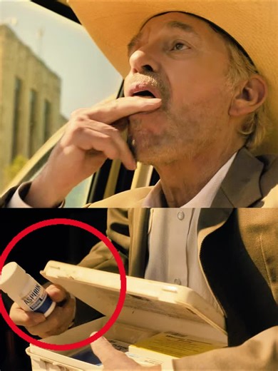 Did you notice that Tommy didn't smoke a single cigarette throughout the entire episode and even swallowed two pills dry No one realized that his words to Angela were proof he already has cancer.#landman #celebrities #foryoupage #fyp #movie