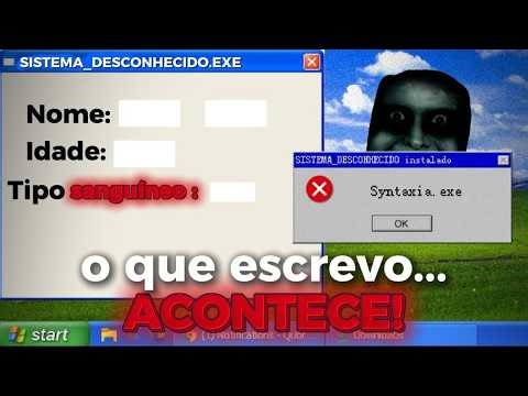 tudo que escrevo NESSE COMPUTADOR velho...acontece na VIDA REAL!! (SYNTAXIA)