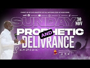 SUNDAY PROPHETIC SERVICE With Prophet Ritabbi - 30th, November, 2025