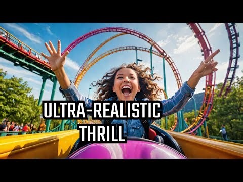 Insane Roller Coaster Ride POV 🎢 | Ultra-Realistic Cinematic Experience in 4K #RollerCoasterRide