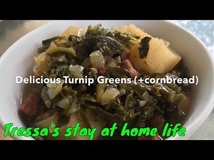 Instant Pot Turnip Greens (+ Cornbread)
