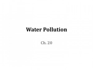 Water Pollution - SlideServe