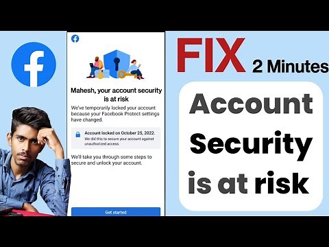 Fix Your account security is at risk Facebook | we've temporarily locked your account facebook 2025