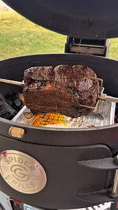 Charcoal Hickory Rotisserie = Pure Prime Rib Perfection. This charcoal hickory rotisserie prime rib is exactly how you level up a holiday or weekend cook. We fired up a chimney, set the grill to 250°F, focused the heat around the edges, and let charcoal and hickory chunks do the heavy lifting. The huntsman did all the heavy lifting for the cook. The steady temp, slow spin, and live fire created an unreal crust, a juicy center, and that signature drippy drip. If you’re chasing restaurant-quality 